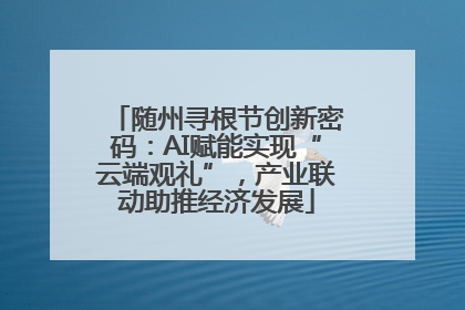 随州寻根节创新密码：AI赋能实现“云端观礼”，产业联动助推经济发展