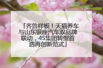 齐鲁样板！天猫养车与山东银座汽车双品牌联动，4S集团转型首选再创新范式