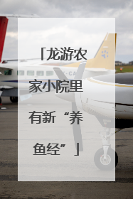 龙游农家小院里有新“养鱼经”