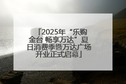 2025年“乐购金台 畅享万达”夏日消费季暨万达广场开业正式启幕