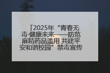 2025年“青春无毒·健康未来——防范麻精药品滥用 共建平安和谐校园”禁毒宣传专题活动在咸宁举行
