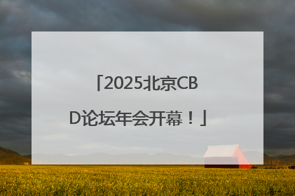 2025北京CBD论坛年会开幕！